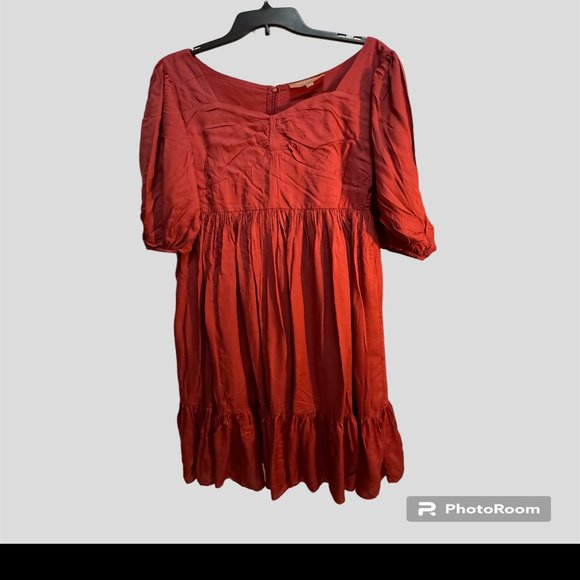 Jessakae Collection size XL midi red pear 3/4 sleeve dress - Picture 4 of 13